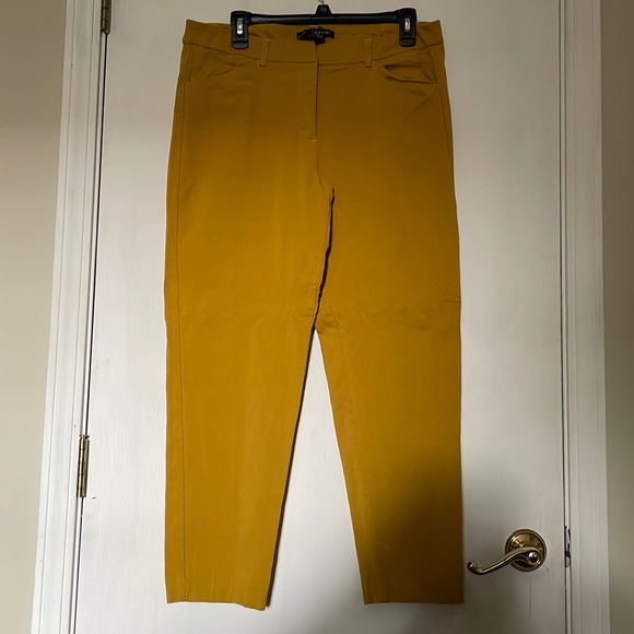 Zac & Rachel Pants - Size 14 yellow dress pants with slide snap and zipper